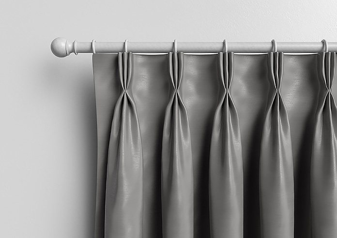 Akoya Faux Silk, Lustre Steel Grey - Made to Measure Curtain - Image 12